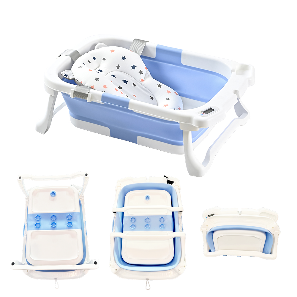 Newborn Bathtub 0-12 Months with Soft Cushion
